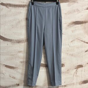 Zara Blue High-Waisted Tapered Trousers